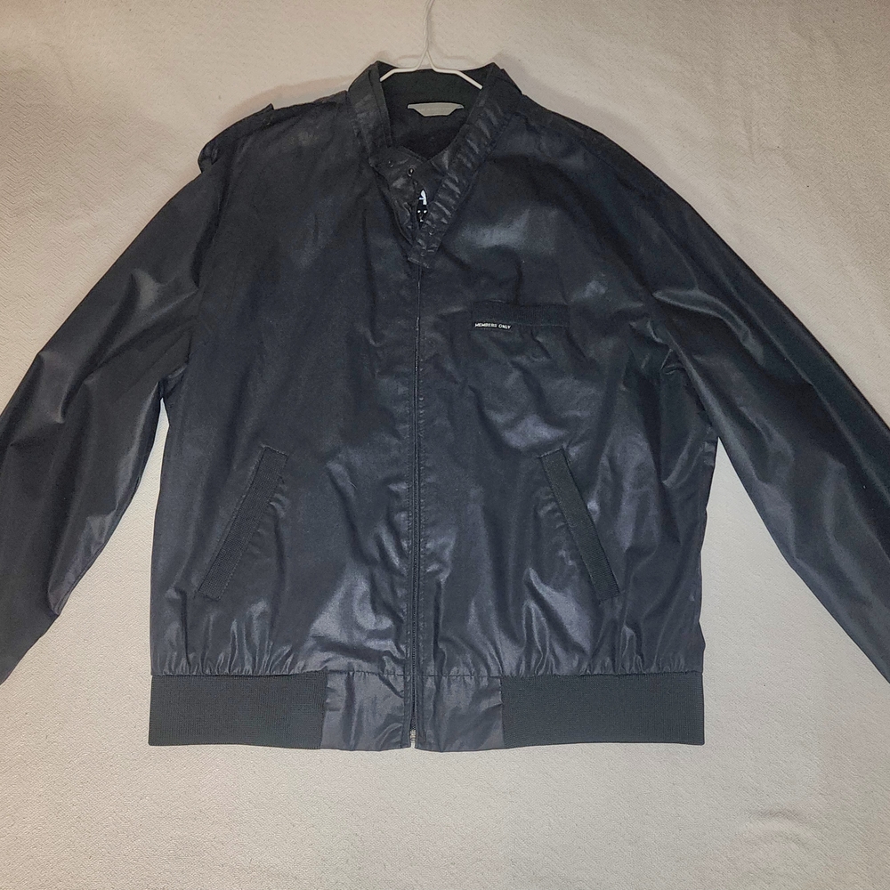 Vintage Members Only Original From The 80Mens Black Jacket. Perfect Condition!!!